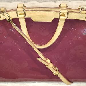 Louis Vuitton Rouge Fauviste Vernis Brea MM Crossbody Bag